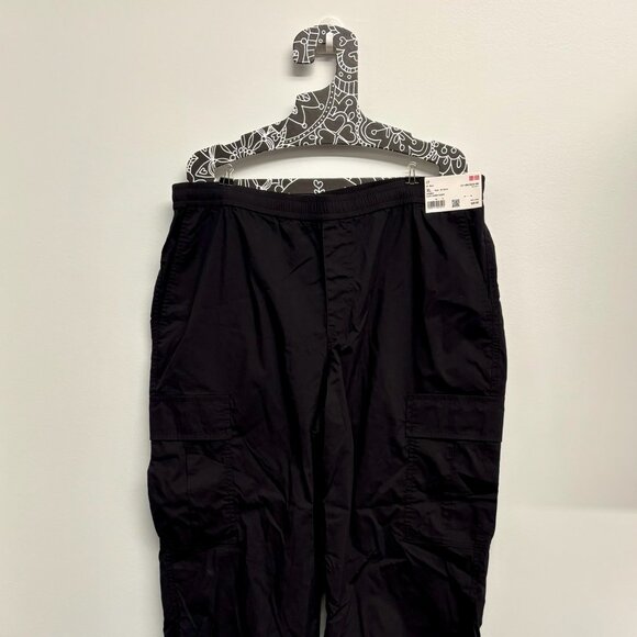 NWT Uniqlo women's black easy cargo pants XL - Picture 2 of 6
